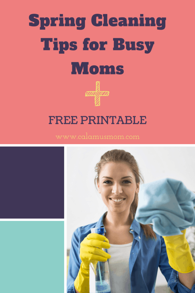 printable spring cleaning for busy moms